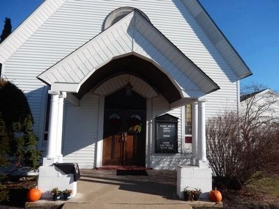 Budd Lake Chapel-close up of the front view image. Click for full size.