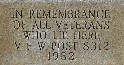 Beaver Cemetery/Church Veterans Memorial Marker. Click for full size. Beaver Cemetery/Church Veterans Memorial Marker image. Click for full size.