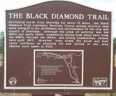 The Black Diamond Trail Marker image. Click for full size.