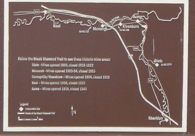 The Black Diamond Trail Marker (detail) image. Click for full size.