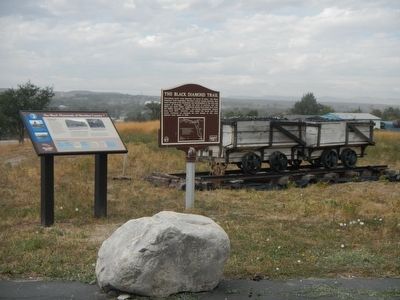 The Black Diamond Trail Marker image. Click for full size.