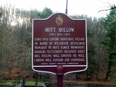 Mott Hollow Marker image. Click for full size.