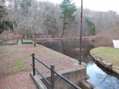 Mott Hollow on banks of Millbrook. Click for full size. Mott Hollow on banks of Millbrook image. Click for full size.