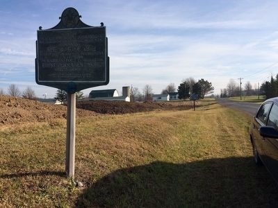 Site of the 86 Acre Homestead of Dye Sunderland Marker. Click for full size. Site of the 86 Acre Homestead of Dye Sunderland Marker image. Click for full size.