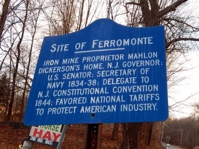 Site of Ferromonte Marker. Click for full size. Site of Ferromonte Marker image. Click for full size.
