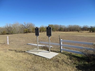 T Anchor Ranch Marker <i>on right</i> image. Click for full size.