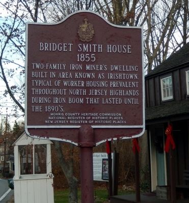 Bridget Smith House Marker image. Click for full size.