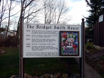 The Bridget Smith House Marker image. Click for full size.