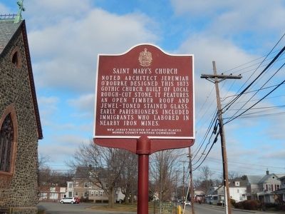 Saint Marys Church Marker image. Click for full size.