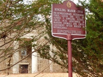 Ringling Manor-1916 Marker. Click for full size. Ringling Manor-1916 Marker image. Click for full size.