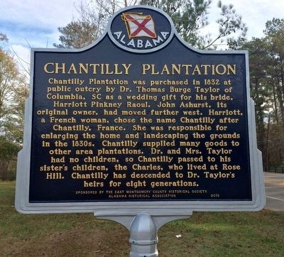 Chantilly Plantation Marker image. Click for full size.