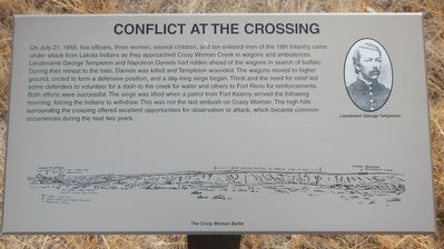 Conflict at the Crossing Marker image. Click for full size.