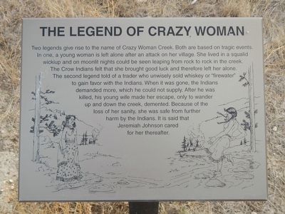 The Legend of Crazy Woman Marker image. Click for full size.