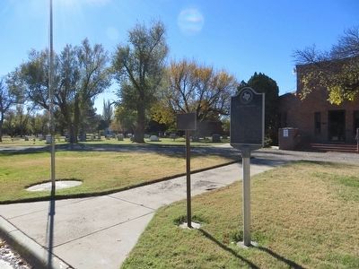 Llano Cemetery Marker. Click for full size. Llano Cemetery Marker image. Click for full size.