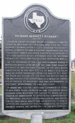 Richard Bennett Hubbard Marker image. Click for full size.
