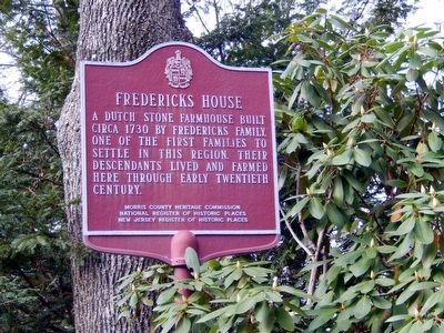 Fredericks House Marker image. Click for full size.