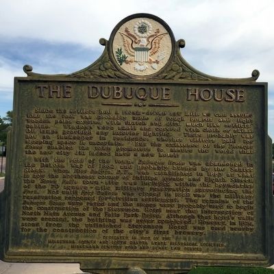 The Dubuque House Marker, Side 2. Click for full size. The Dubuque House Marker, Side 2 image. Click for full size.