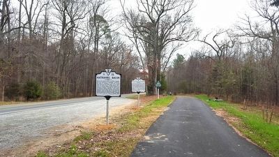 Nathaniel Bacon marker (new location) image. Click for full size.