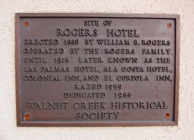 Site of Rogers Hotel Marker image. Click for full size.
