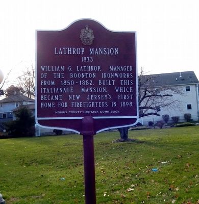 Lathrop Manson Marker. Click for full size. Lathrop Manson Marker image. Click for full size.