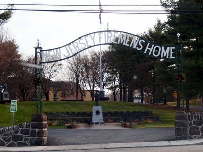 Lathrop Manson-New Jersey Firemen's Home entrance image. Click for full size.