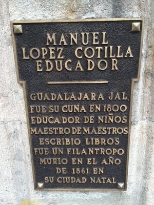 Manuel Lpez Cotilla Marker image. Click for full size.