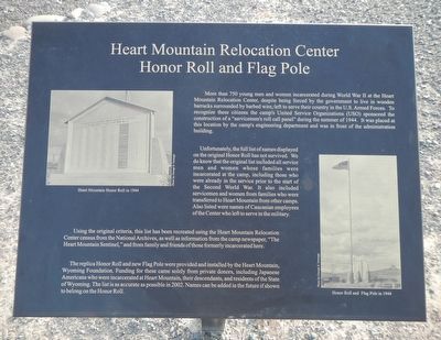 Honor Roll and Flag Pole Marker image. Click for full size.