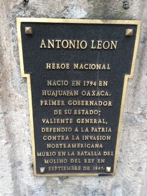 Antonio León Marker image. Click for full size.