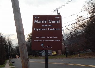 Morris Canal Marker image. Click for full size.