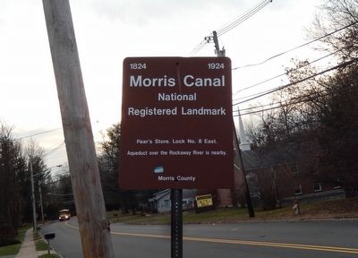 Morris Canal Marker. Click for full size. Morris Canal Marker image. Click for full size.