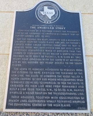 The Amarillo Story Marker image. Click for full size.
