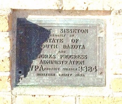 Fort Sisseton Marker. Click for full size. Fort Sisseton Marker image. Click for full size.