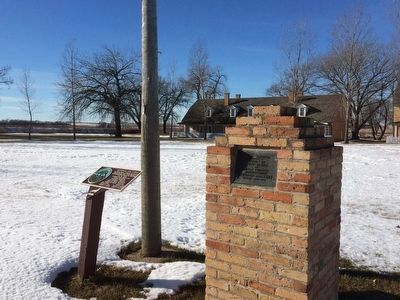 WPA and Centennial Plaque. Click for full size. WPA and Centennial Plaque image. Click for full size.