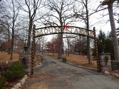Mt. Tabor Camp Meeting Association Marker. Click for full size. Mt. Tabor Camp Meeting Association Marker image. Click for full size.