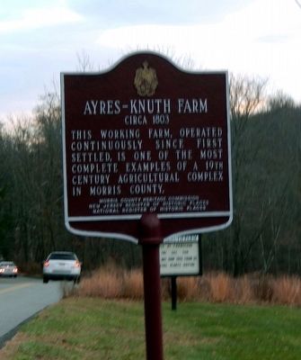 Ayres-Knuth Farm Marker image. Click for full size.