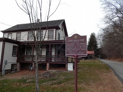 Ayres-Knuth Farm Marker. Click for full size. Ayres-Knuth Farm Marker image. Click for full size.