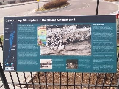 Celebrating Champlain Marker image. Click for full size.