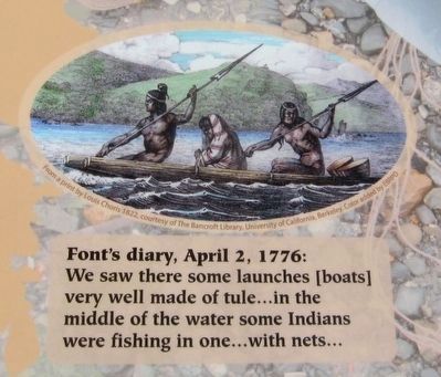 Anza Expedition of 1776 Marker - Inset image. Click for full size.
