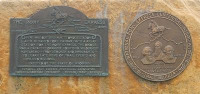 The Pony Express Marker. Click for full size. The Pony Express Marker image. Click for full size.