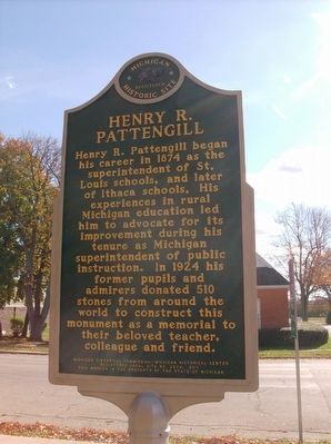 Henry R. Pattengill Marker. Click for full size. Henry R. Pattengill Marker image. Click for full size.