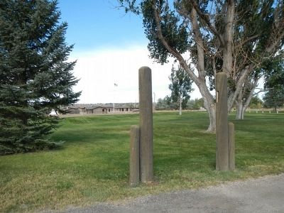 Old Fort Caspar Marker's previous location image. Click for full size.
