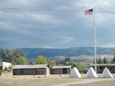 Reconstructed Fort Caspar image. Click for full size.