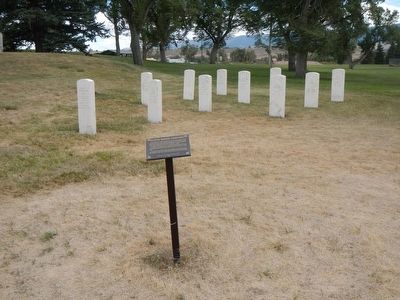 Platte Bridge Cemetery and Marker image. Click for full size.