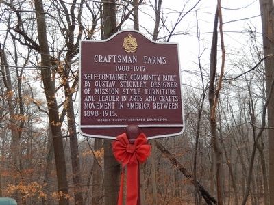 Craftsman Farms Marker. Click for full size. Craftsman Farms Marker image. Click for full size.
