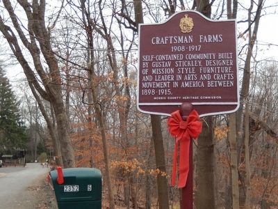 Craftsman Farms Marker. Click for full size. Craftsman Farms Marker image. Click for full size.