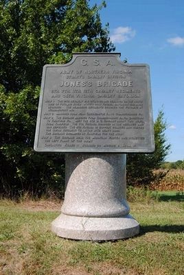 Jones's Brigade Marker image, Touch for more information