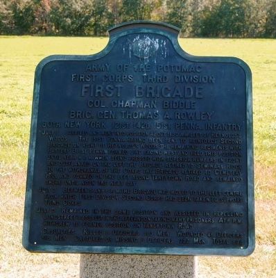 First Brigade Marker image. Click for full size.