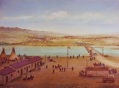 The Battle at Platte Bridge image. Click for full size.