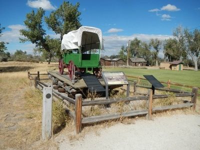 The Mormon Ferry Marker. Click for full size. The Mormon Ferry Marker image. Click for full size.