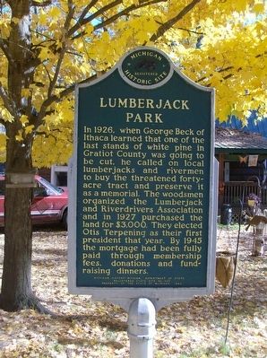Lumberjack Park Marker image. Click for full size.